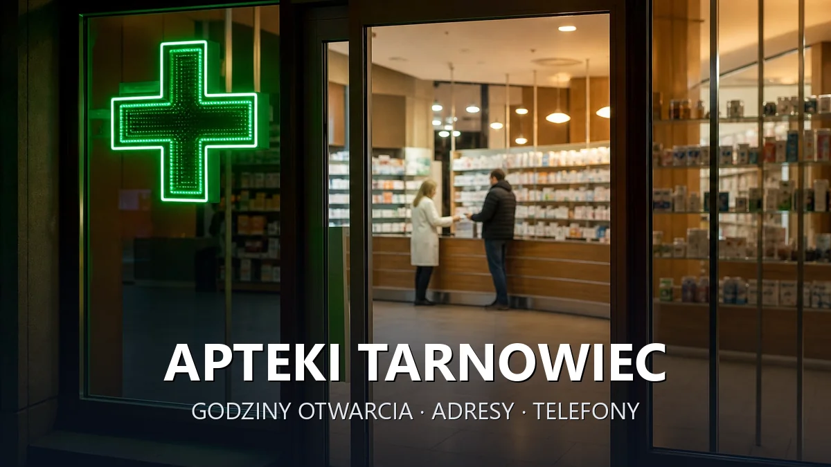 Apteki Tarnowiec, powiat jasielski - adresy, telefony, godziny otwarcia