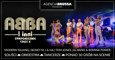 Grafika promocyjna wydarzenia Jasło: ABBA i INNI Symfonicznie II – koncert