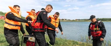 Ratownicy ćwiczyli ponad granicami. Powódź, pożary i trudny teren