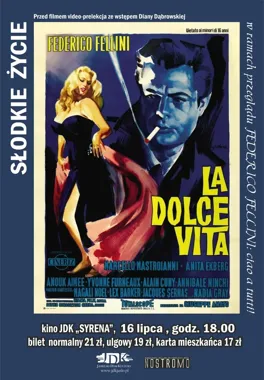 Fellini wraca do Jasła. "La Dolce Vita" rozgrzeje lipcowy seans
