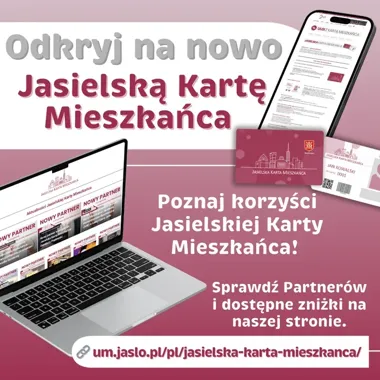 Jasielska Karta Mieszkańca zyskuje partnerów – nowe rabaty i prostsza strona dla użytkowników