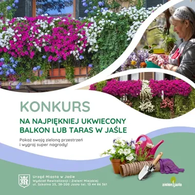 W Jaśle wraca konkurs dla balkonów i tarasów. Jest jeden ważny warunek