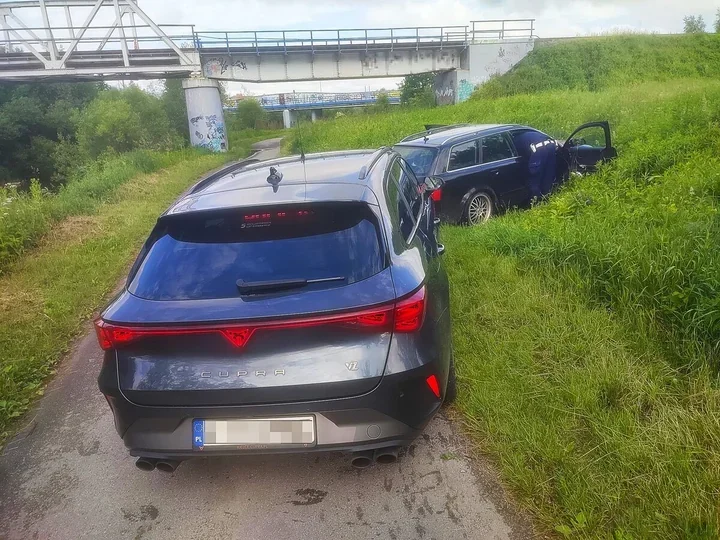 Pościg za kierowcą Audi w Jaśle skończył się narkotykami i aresztem